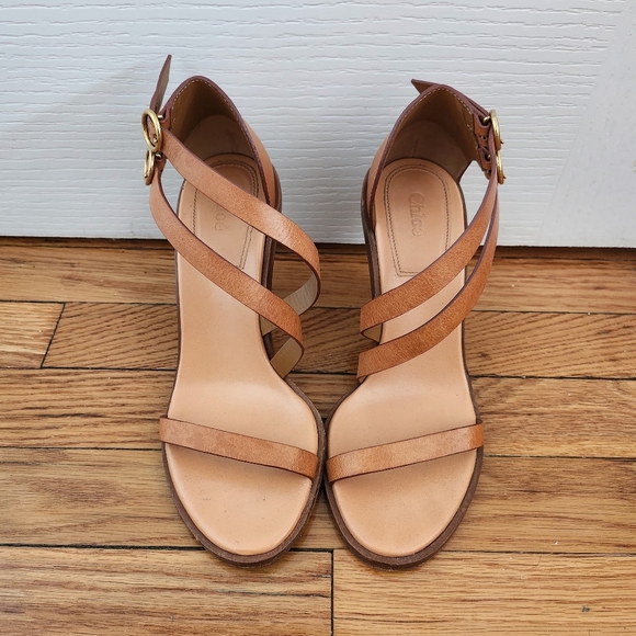 Chloe Sandal Heel Leather